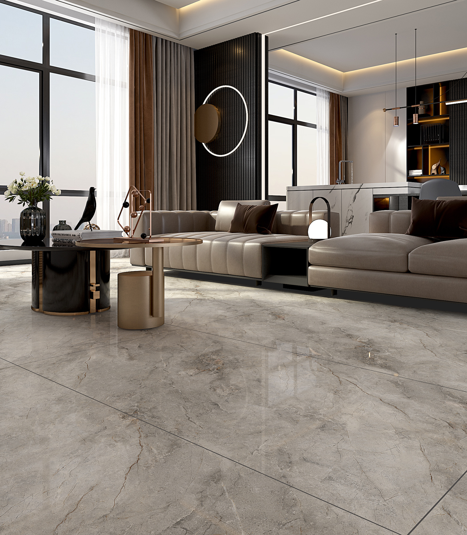 FTP15257魚肚灰（任意連紋）