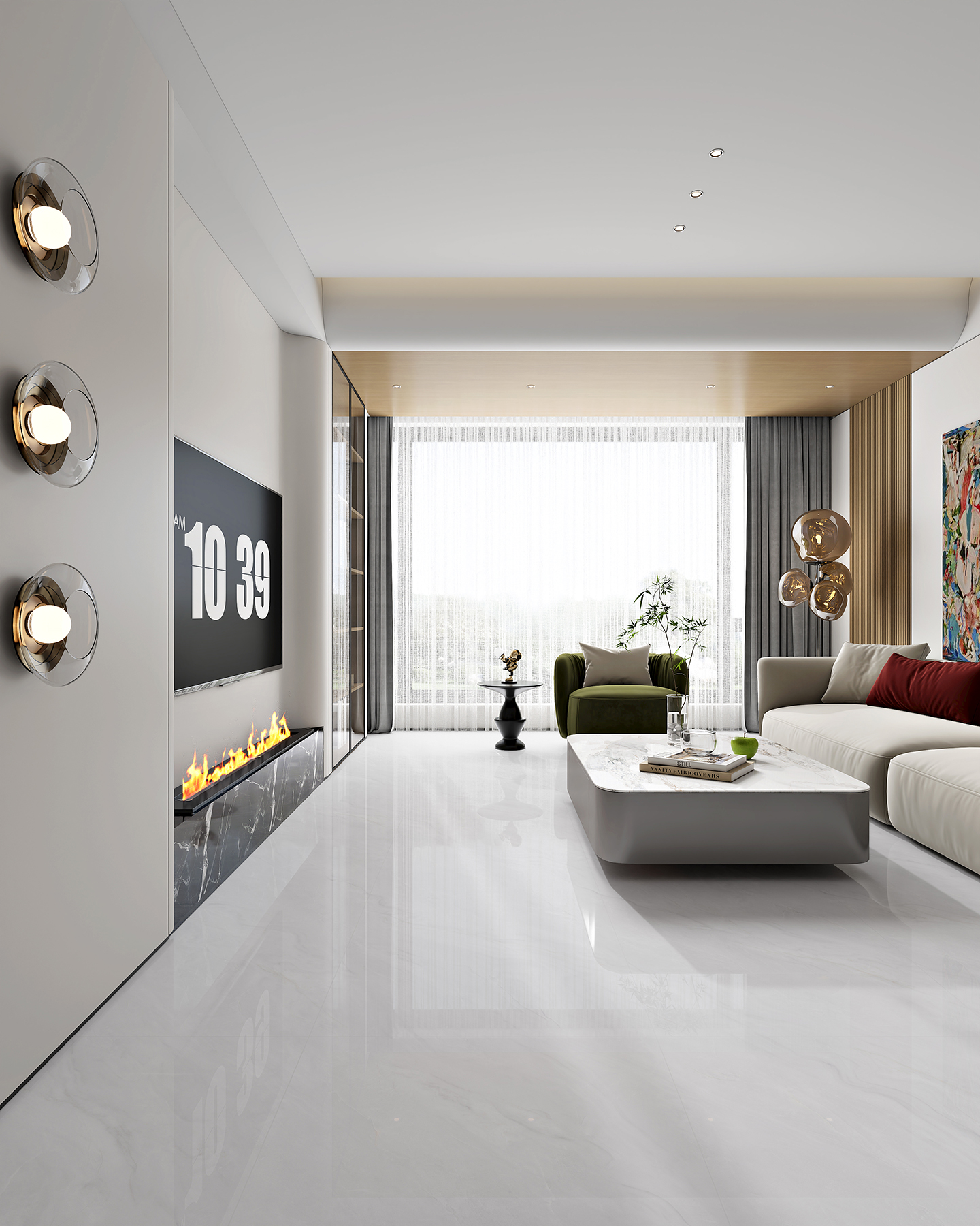 FTLZ15110云母白（任意連紋）