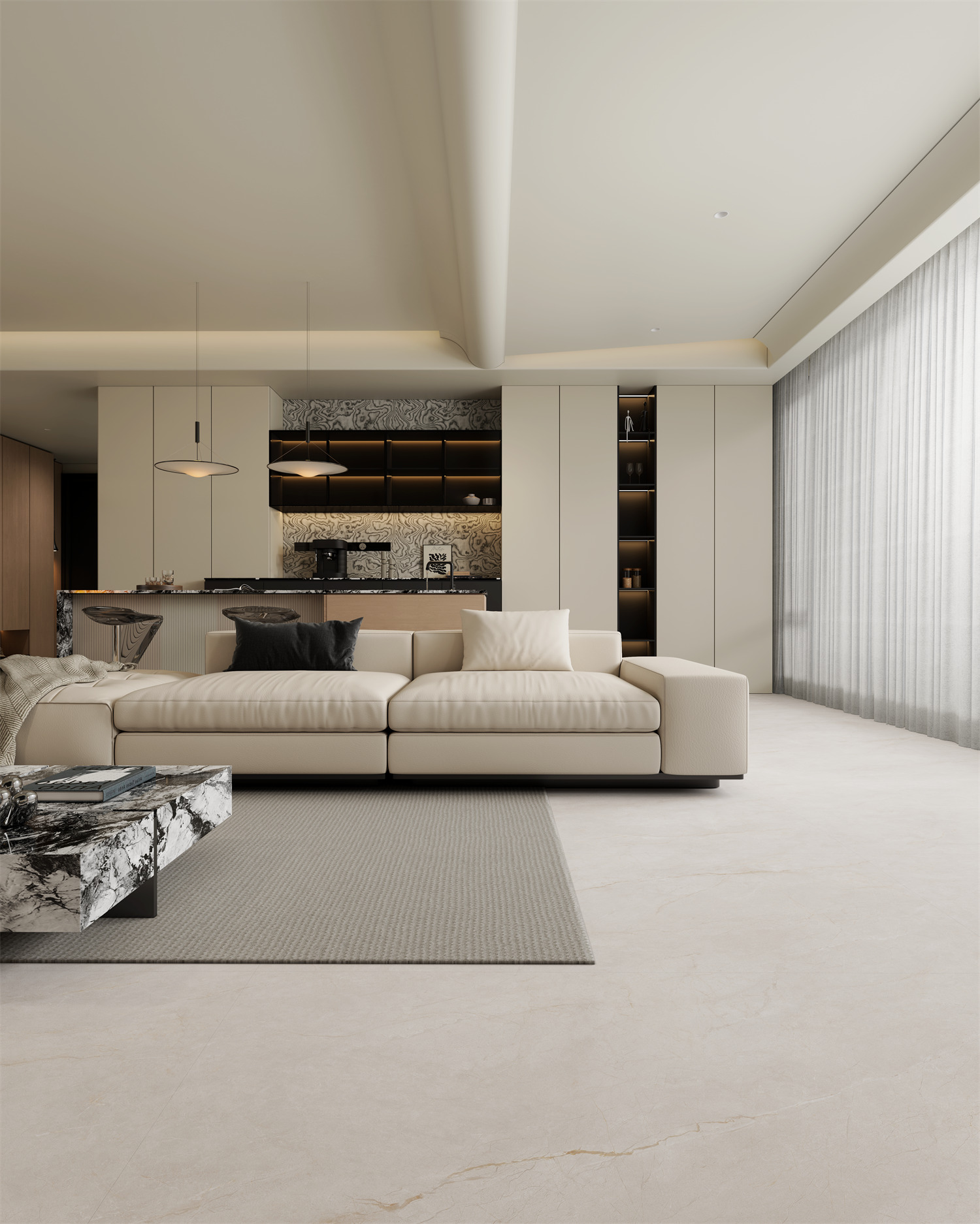 FTY15308安曼淺灰（任意連紋）