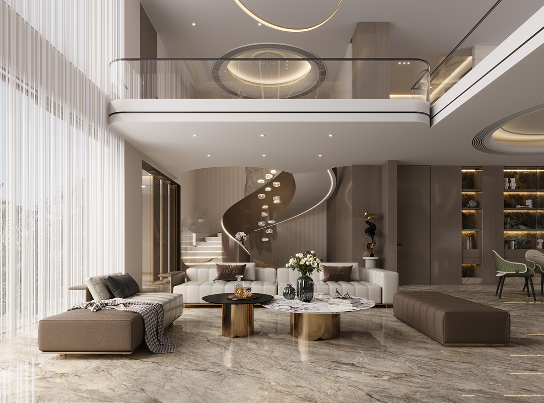 1200x1200MM皓玉｜自然語境，塑大宅風范